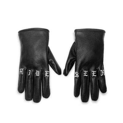 Hide and Seek/ϥɥɥ/Leather Gloves/쥶/BLACK