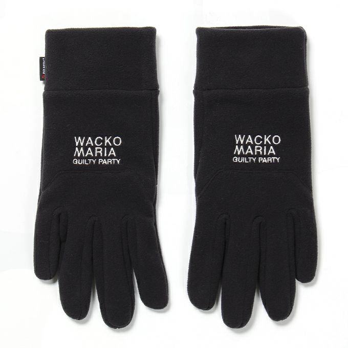 WACKO MARIA/ワコマリア/FLEECE GLOVES/フリースグローブ/BLACK