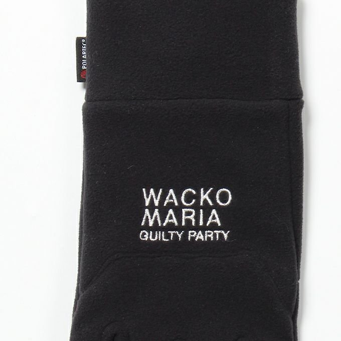 WACKO MARIA/ワコマリア/FLEECE GLOVES/フリースグローブ/BLACK