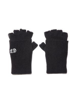 COOTIE/ƥ/Lowgauge Fingerless Knit Glove/ե󥬡쥹 ˥åȥ/BLACK