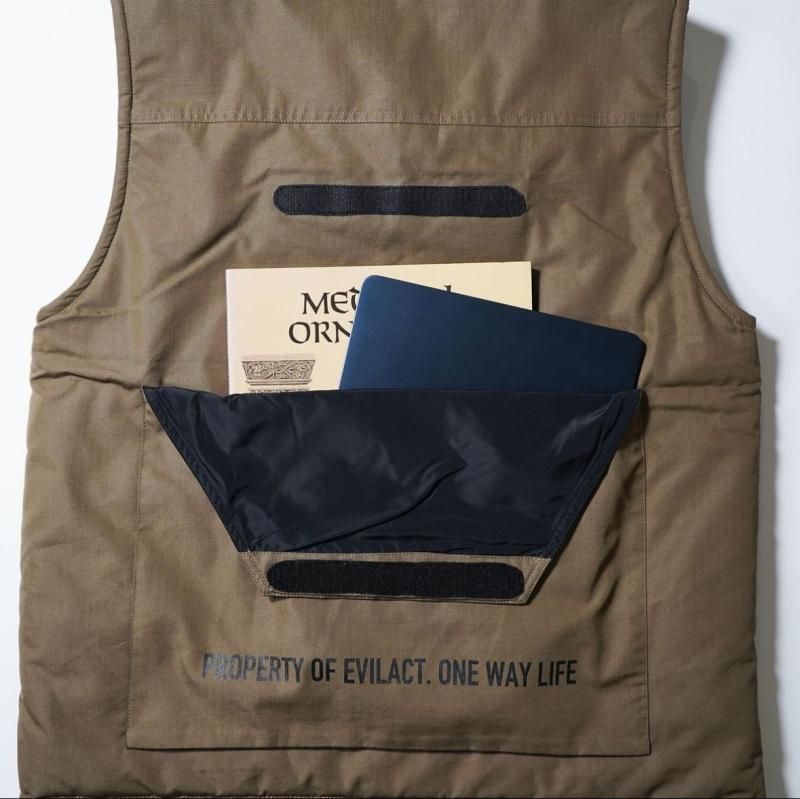 【新品】evilact タクティカルベスト　バック EVILACT/イービルアクト/TACTICAL VEST/コットンポリエステル