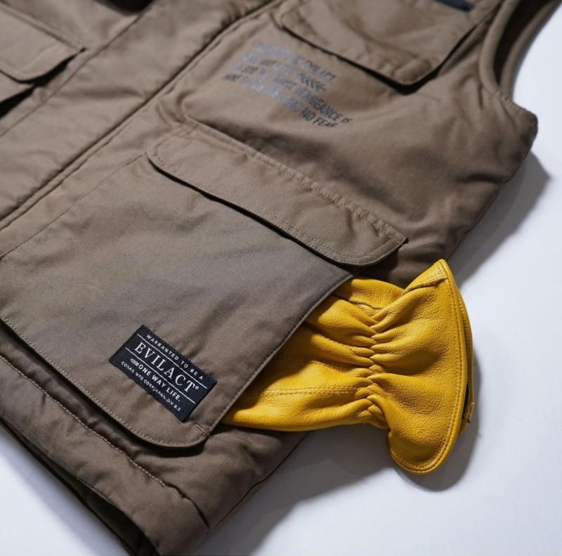 EVILACTタクティカルベスト ブラック Lサイズ イーブルアクト ベスト EVILACT TACTICAL VEST メンズ