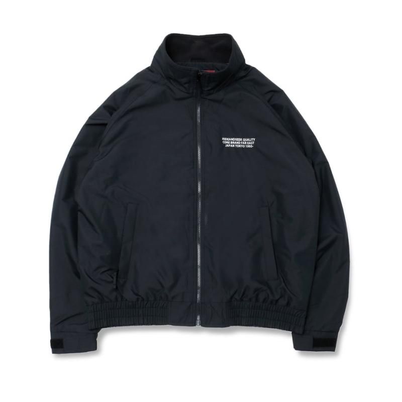 Hide and Seek/Zip Track Jacket/トラックジャケット/BLACK - EMILIANO