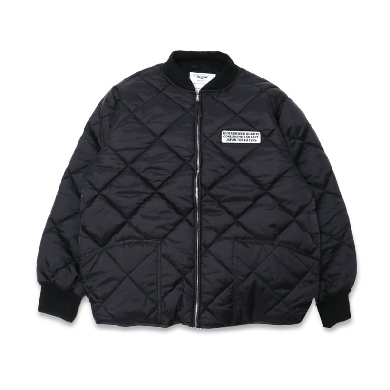 Hide and Seek/ハイドアンドシーク/Nylon Quilted Flight Jacket 