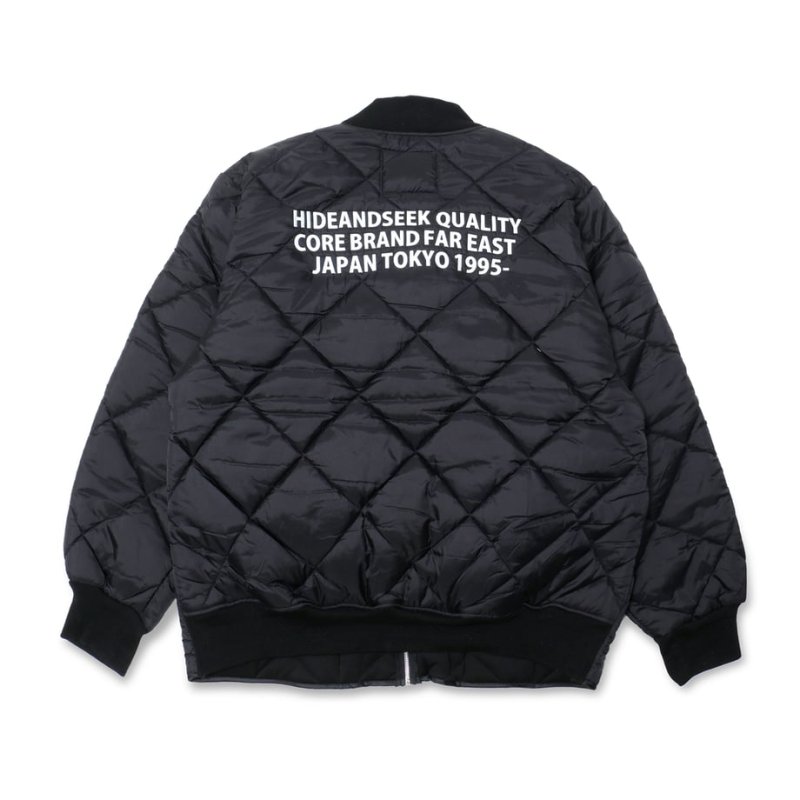 Hide and Seek/ハイドアンドシーク/Nylon Quilted Flight Jacket