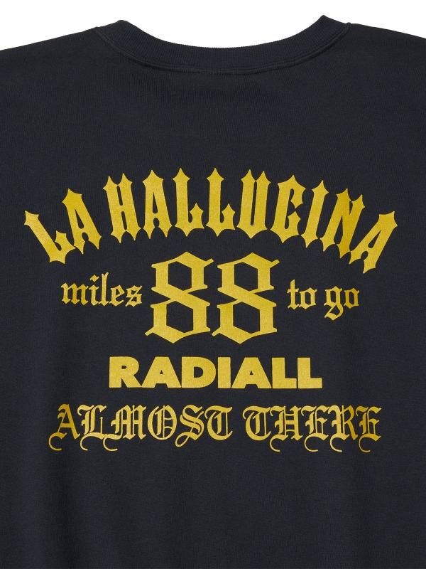 RADIALL/ラディアル/LA HALLUCINA－CREW NECK SWEATSHIRT L/S
