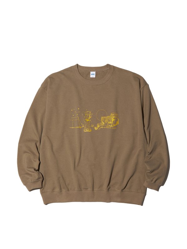 RADIALL/ラディアル/LA HALLUCINA－CREW NECK SWEATSHIRT L/S/クルー