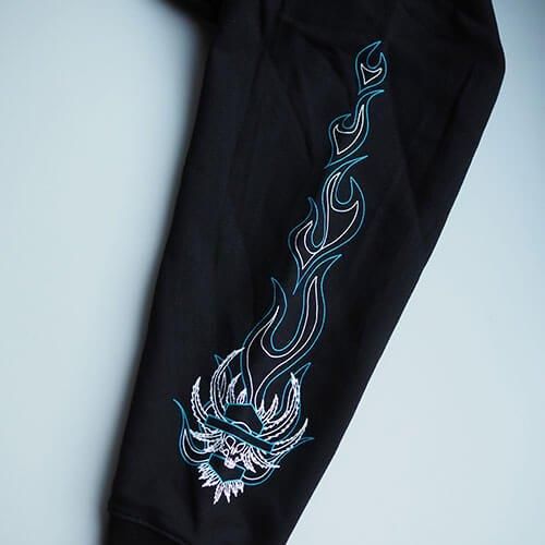 RUTHLESS/ルースレス/HOAH HOODIE/プリントパーカー/BLACK RUTHLESS/ルースレス/HOAH HOODIE/プリントパーカー/BLACK