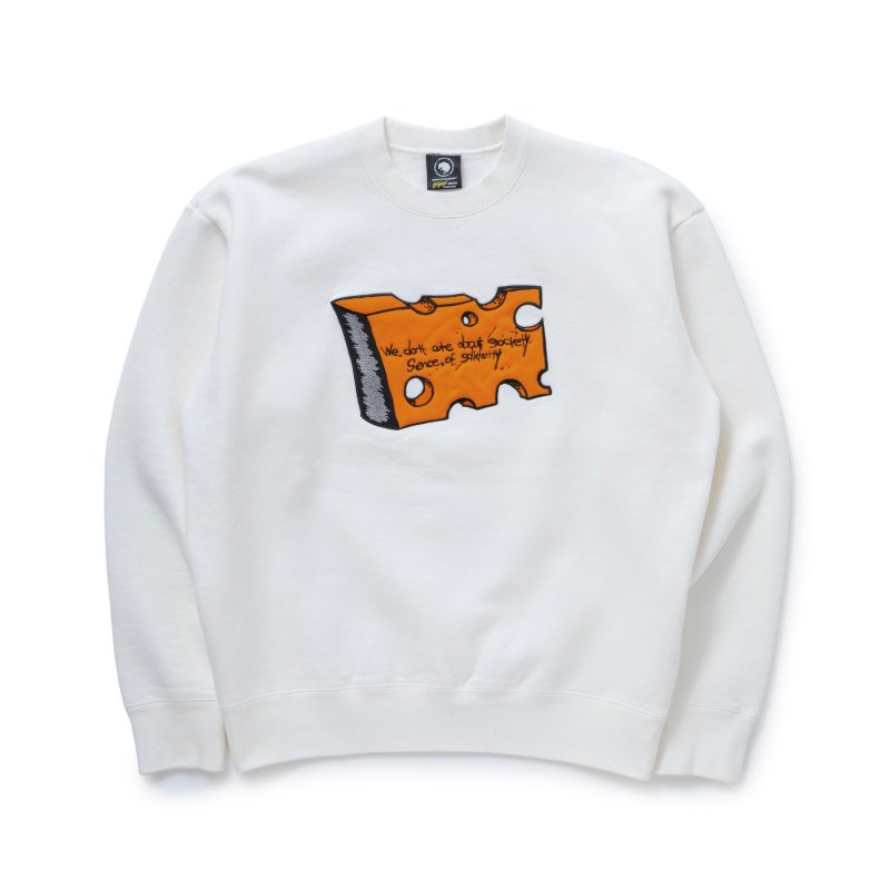 RATS/ラッツ/CHEESE CREW NECK SWEAT/クルーネックスウェットシャツ