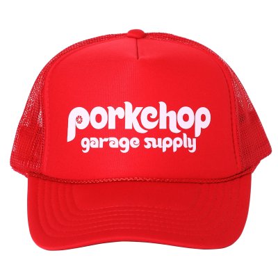 PORK CHOP /ݡå/WHEEL LOGO MESH CAP/å奭å/RED