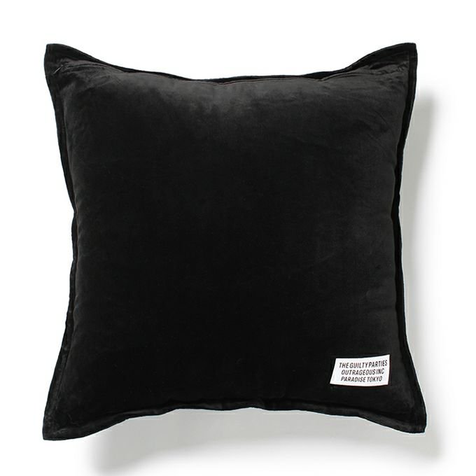 WACKO MARIA/ワコマリア/世界平和プロジェクト / VELVET CUSHION/ベルベットクッション/BLACK - EMILIANO  ONLINE SHOP｜RADIALL,DELUXE,WACKO MARIA/ラディアル,デラックス,ワコマリア通販