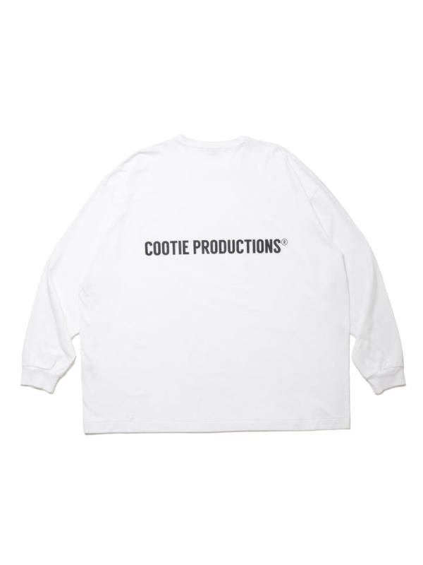 新品　COOTIE　　　 オーバーサイズ ロングスリーブティーシャツ　クーティー COOTIE/クーティー/Print Oversized L/S Tee/オーバーサイズ