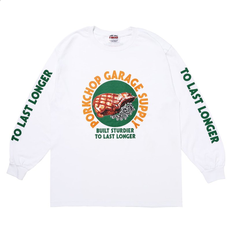 PORK CHOP /ポークチョップ/PC&SCREW L/S TEE/プリントロングスリーブ