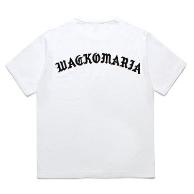 WACKO MARIA/ワコマリア/WASHED HEAVY WEIGHT CREW NECK T-SHIRT ( TYPE-5 )/ウォッシュドヘビーウェイトTシャツ/WHITE