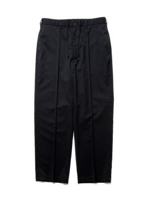 COOTIE/クーティー/COMBAT WOOL TWILL PIN TUCK EASY TROUSERS/ピンタックイージーパンツ/BLACK