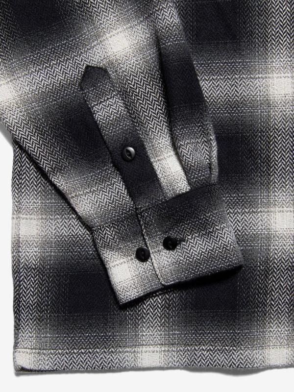 HAIGHT/ヘイト/OMBRE CHECK FLANNEL SHIRT/オンブレチェックシャツ/WHITE×BLACK - EMILIANO ONLINE SHOP|RADIALL,DELUXE,WACKO MARIA/ラディアル,デラックス,ワコマリア通販 HAIGHT/ヘイト/OMBRE CHECK FLANNEL SHIRT/オンブレチェックシャツ/WHITE×BLACK - EMILIANO ONLINE SHOP|RADIALL,DELUXE,WACKO MARIA/ラディアル,デラックス,ワコマリア通販