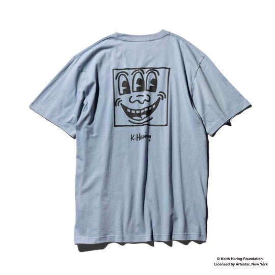 CLUCT/クラクト/A [S/S TEE] Keith Haring/キース・ヘリングスペシャルコラボレーションプリントティーシャツ/LT.BLUE  - EMILIANO ONLINE SHOP｜RADIALL,DELUXE,WACKO MARIA/ラディアル,デラックス,ワコマリア通販