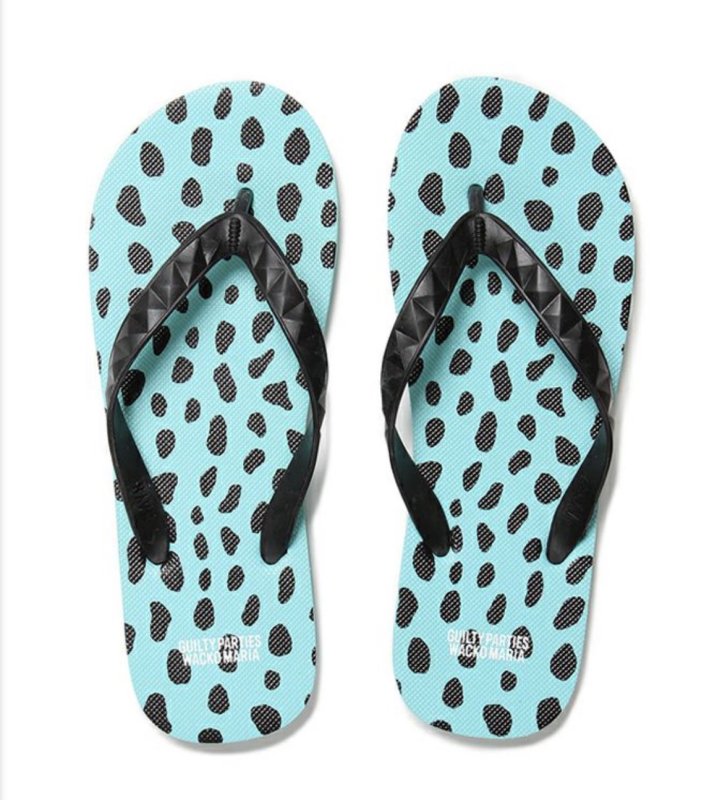 WACKO MARIA /ワコマリア/HAYN/LEOPARD BEACH SANDALS/レオパードビーチサンダル/MINT - EMILIANO  ONLINE SHOP｜RADIALL,DELUXE,WACKO MARIA/ラディアル,デラックス,ワコマリア通販