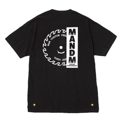 M&M/ॢɥ/PRINT S/S T-SHIRT/ץȥƥ/BLACK
