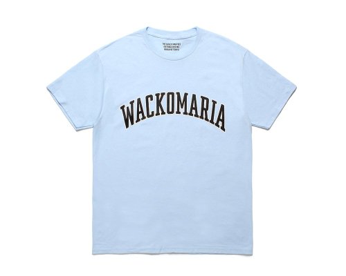 WACKO MARIA/拾ޥꥢ/CREW NECK T-SHIRT (TYPE-8)/롼ͥåT/L-BLUE