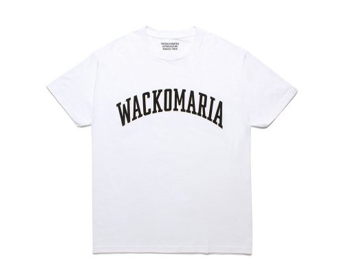 WACKO MARIA/拾ޥꥢ/CREW NECK T-SHIRT (TYPE-8)/롼ͥåT/WHITE