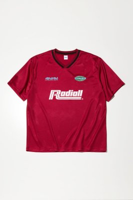 RADIALL/ǥ/Dub CREW NECK T-SHIRT S/S/եåȥܡ륲ॷ/BURGUNDY