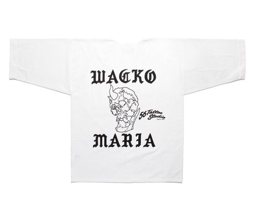 WACKO MARIA/拾ޥꥢ/56 TATTOO STUDIO/DABO SHIRT/ܥ/WHITE