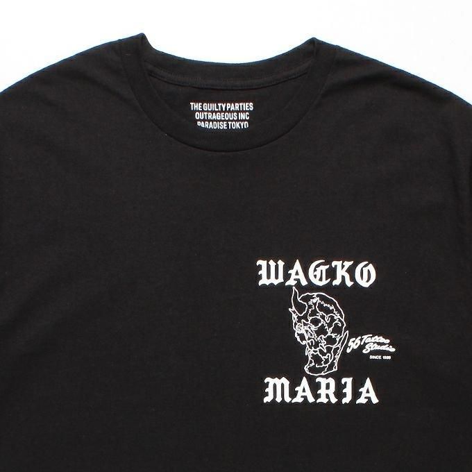 WACKO MARIA/ワコマリア/56 TATTOO STUDIO/CREW NECK T-SHIRT WACKO MARIA/ワコマリア/56 TATTOO STUDIO/CREW NECK T-SHIRT