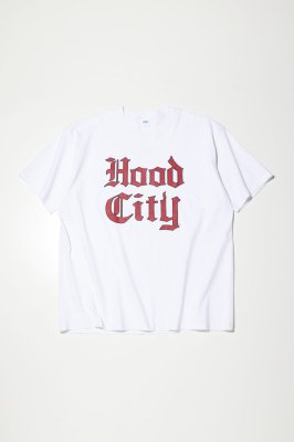 RADIALL/ǥ/Hood City CREW NECK T-SHIRT S/S/롼ͥåT/WHITE