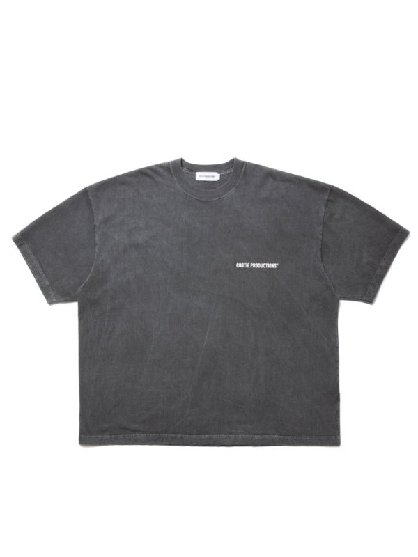 COOTIE/クーティー/PIGMENT DYED S/S TEE/ピグメントワイドシルエットTシャツ/BLACK - EMILIANO ONLINE  SHOP｜RADIALL,DELUXE,WACKO MARIA/ラディアル,デラックス,ワコマリア通販