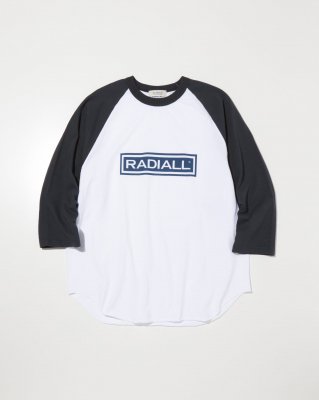 RADIALL/ǥ/Wheels CREW NECK RAGLAN SHIRT/饰󥯥롼ͥå󥰥꡼T/BLACK