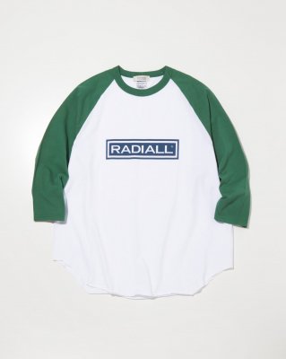 RADIALL/ǥ/Wheels CREW NECK RAGLAN SHIRT/饰󥯥롼ͥå󥰥꡼T/GREEN