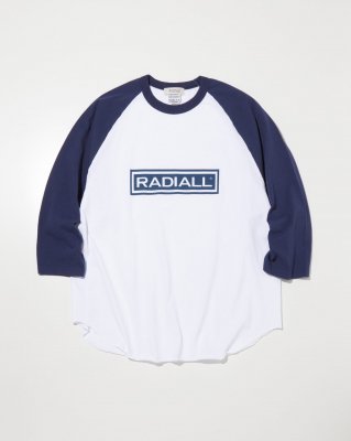 RADIALL/ǥ/Wheels CREW NECK RAGLAN SHIRT/饰󥯥롼ͥå󥰥꡼T/NAVY