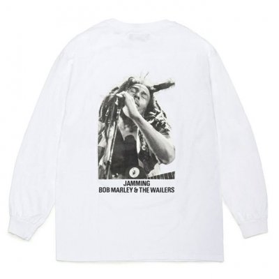 WACKO MARIA/拾ޥꥢ/BOB MARLEY / CREW NECK LONG SLEEVE T-SHIRT ( TYPE-2 )/ܥ֥ޡ꡼/ 롼ͥå󥰥꡼/WHITE