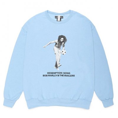 WACKO MARIA/拾ޥꥢ/BOB MARLEY / CREW NECK SWEAT SHIRT ( TYPE-4 )/ܥ֥ޡ꡼/롼ͥåå/BLUE