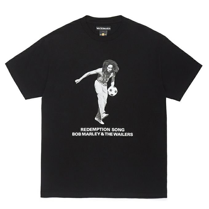 WACKO MARIA/ワコマリア/BOB MARLEY / CREW NECK T-SHIRT ( TYPE-4 )/ボブマーリー/クルーネックT シャツ/BLACK - EMILIANO ONLINE SHOP｜RADIALL,DELUXE,WACKO MARIA/ラディアル,デラックス, ワコマリア通販