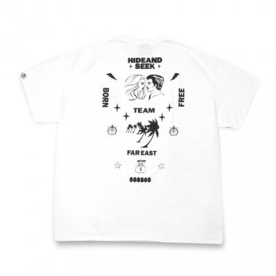 Hide and Seek/ϥɥɥ/Man&Woman S/S Tee/ץȥƥ/WHITE