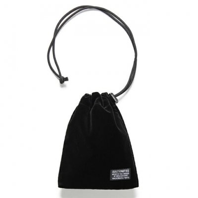 WACKO MARIA/拾ޥꥢ/VELVET SHOULDER POUCH/٥٥åȥݡ/BLACK