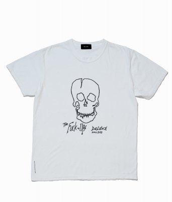 DELUXE/ǥå/THE FUCK UPS TEE /ץȥ硼ȥ꡼T/WHITE