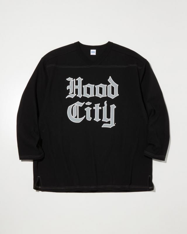 RADIALL HOOD CITY FOOTBALL T-SHIRT Tシャツ RADIALL/ラディアル/Hood City FOOTBALL T-SHIRT CROPPED SLEEVE