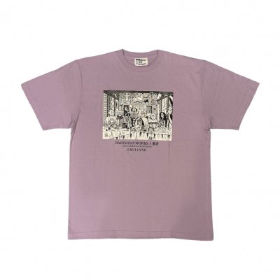 EMILIANO/BARTHDAY WORKS/ߥꥢ/Сǥ/ TEE/PURPLE