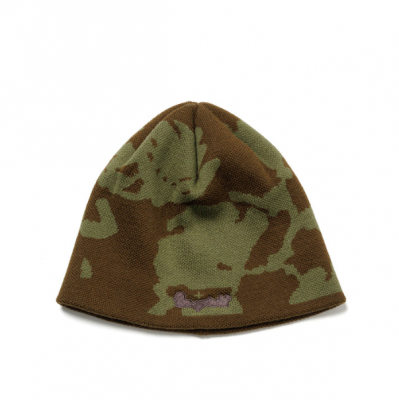 F-LAGSTUF-F/ե饰/A.T CAMO KNIT CAP/˥åȥϥå/GREEN/CAMO