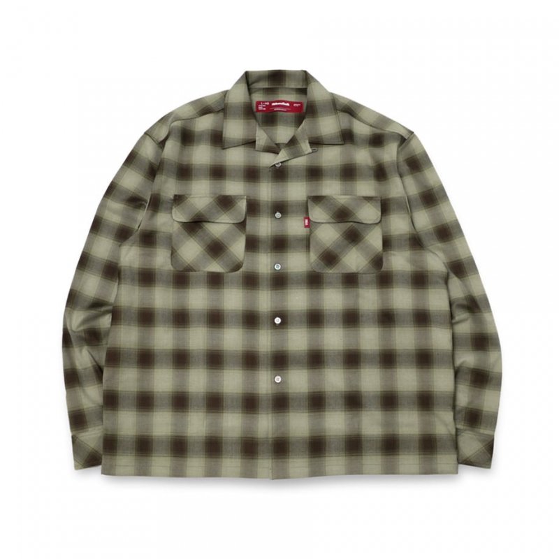 Hide and Seek/ハイドアンドシーク/OMBRE CHECK L/S SHIRT/オンブレチェック シャツ/GREEN - EMILIANO  ONLINE SHOP｜RADIALL,DELUXE,WACKO MARIA/ラディアル,デラックス,ワコマリア通販