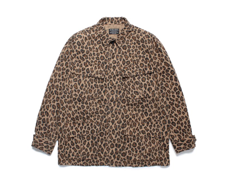 WACKO MARIA/ワコマリア/LEOPARD FATIGUE JACKET(TYPE-2)/レオパードファティーグジャケット/BEIGE -  EMILIANO ONLINE SHOP｜RADIALL,DELUXE,WACKO MARIA/ラディアル,デラックス,ワコマリア通販