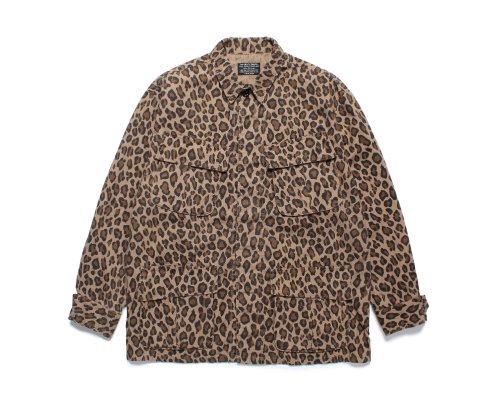 WACKO MARIA/拾ޥꥢ/LEOPARD FATIGUE JACKET(TYPE-2)/쥪ѡɥեƥ㥱å/BEIGE