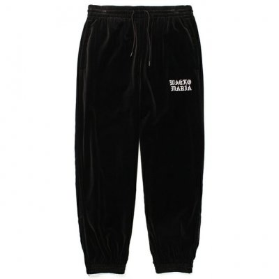 WACKO MARIA/拾ޥꥢ/VELVET TRACK PANTS/åȥ٥٥åȥȥåѥ/BLACK