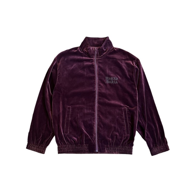 WACKO MARIA/ワコマリア/VELVET TRACK JACKET(TYPE-1)/コットンベルベットトラックジャケット/BURGUNDY -  EMILIANO ONLINE SHOP｜RADIALL,DELUXE,WACKO MARIA/ラディアル,デラックス,ワコマリア通販