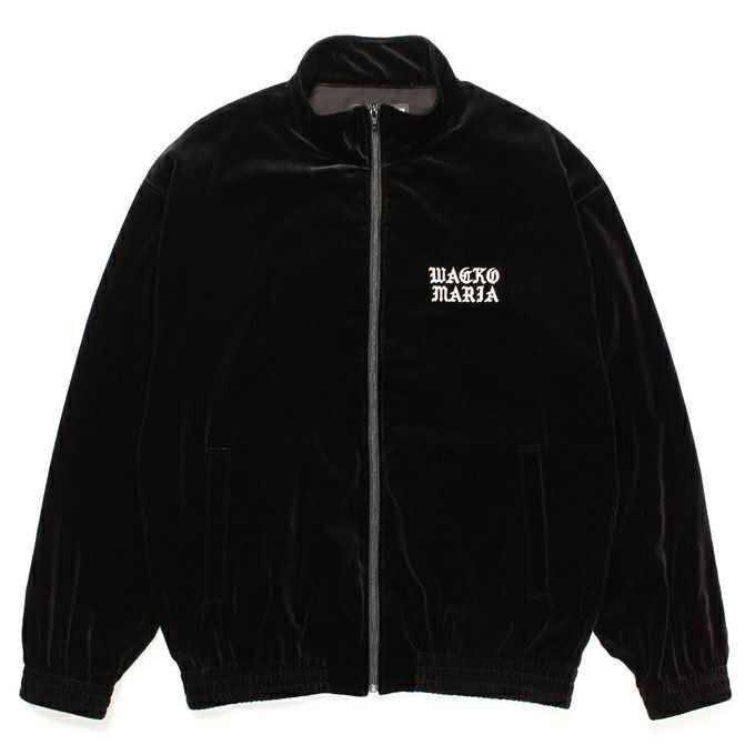 WACKO MARIA/ワコマリア/VELVET TRACK JACKET(TYPE-1)/コットンベルベットトラックジャケット/BLACK -  EMILIANO ONLINE SHOP｜RADIALL,DELUXE,WACKO MARIA/ラディアル,デラックス,ワコマリア通販