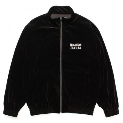 WACKO MARIA/拾ޥꥢ/VELVET TRACK JACKET(TYPE-1)/åȥ٥٥åȥȥå㥱å/BLACK