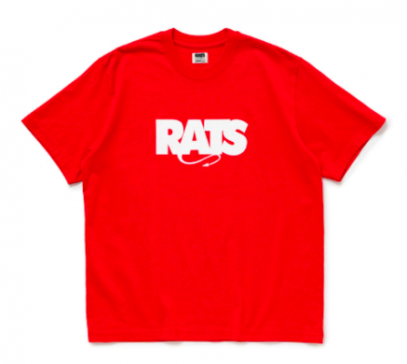 RATS/å/BOX LOGO WAY OF LIFE TEE/RED